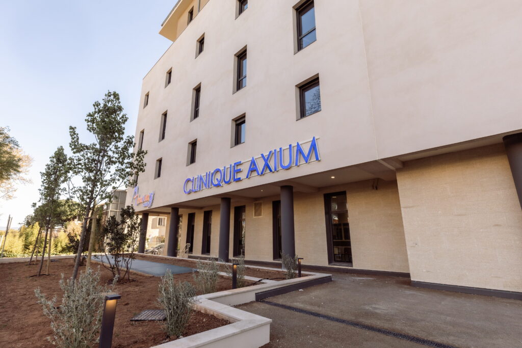 La clinique Axium, à Aix-en-Provence